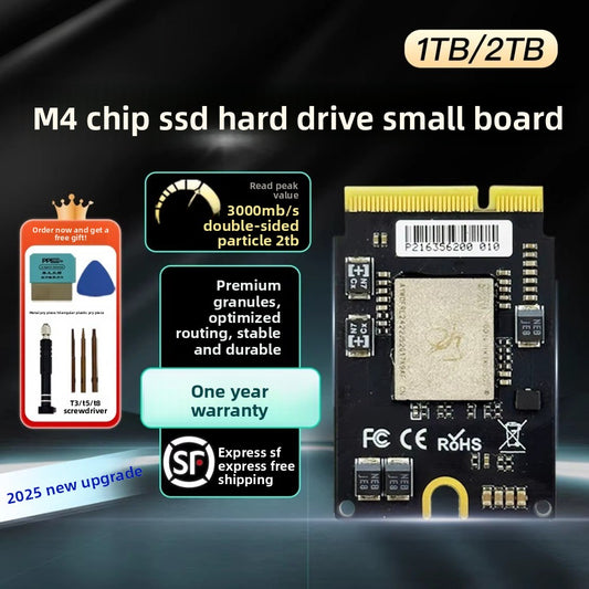 Solid State Drive Kit 1T/2T/4T/8T For MAC MINI M4  Mac Studio M1Max/Ultra M4 Pro SSD Capacity Upgrade SSD New Particles Increase Speed Upgrade Memory DIY Reair