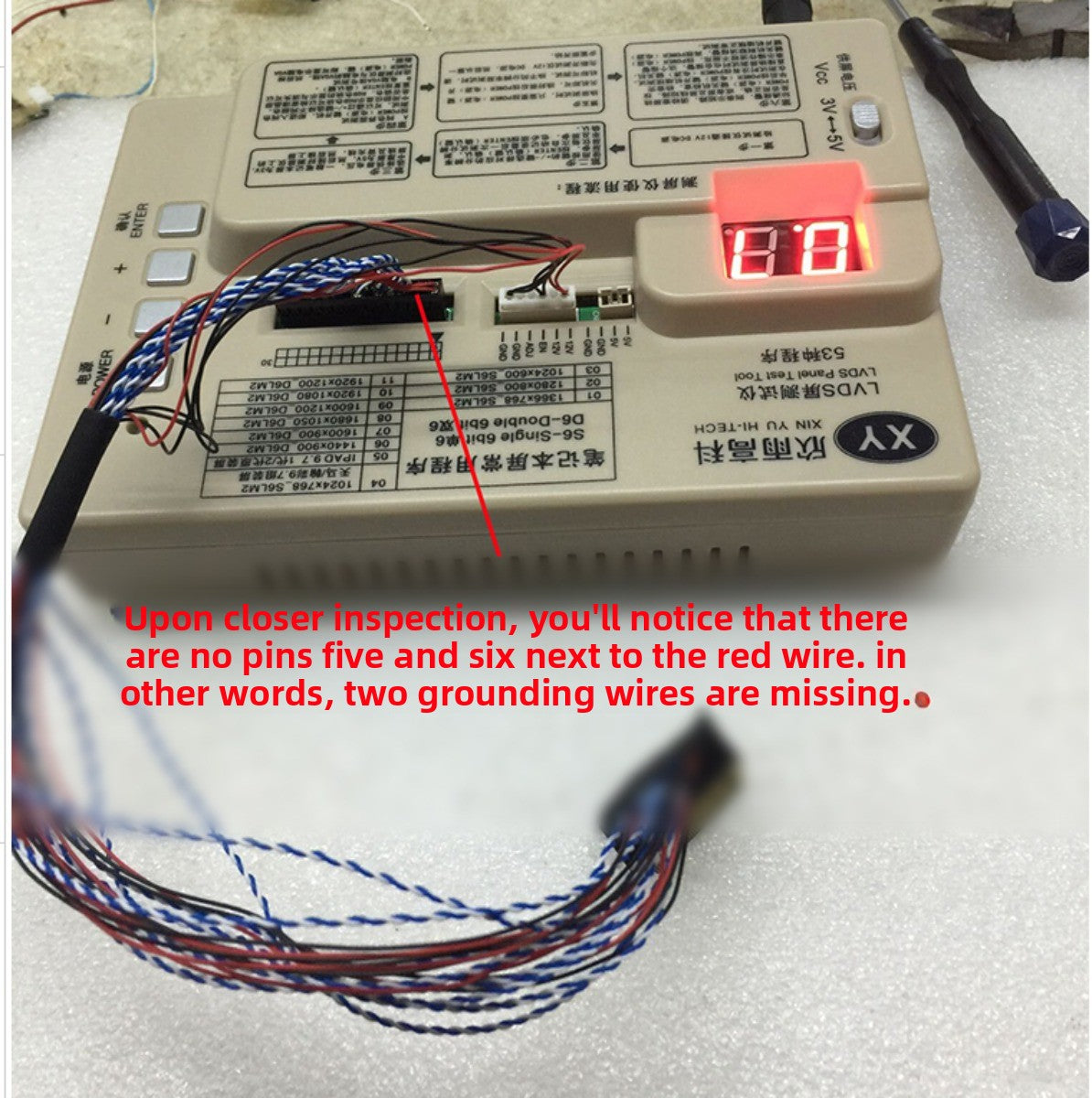77 Programs LVDS LCD Screen display Tester Laptop LVDS Panel Test Tester Tool Laptop Repair tools