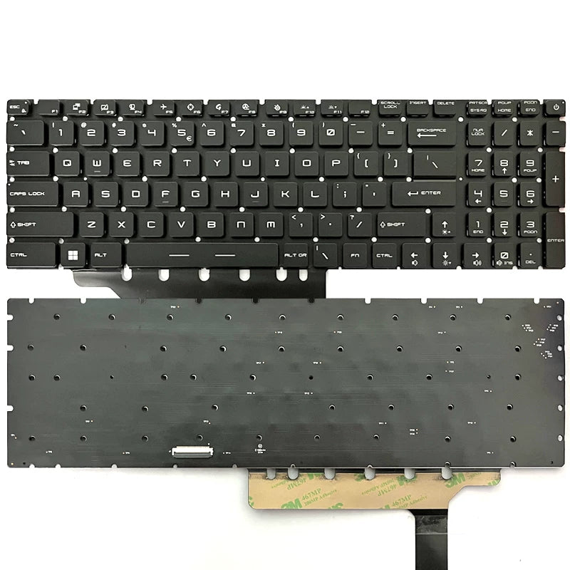 Cover case for MSI Stealth GS76 MS-17M1 keyboard cd back housing bezel frame upper palmrest bottom cover hinge