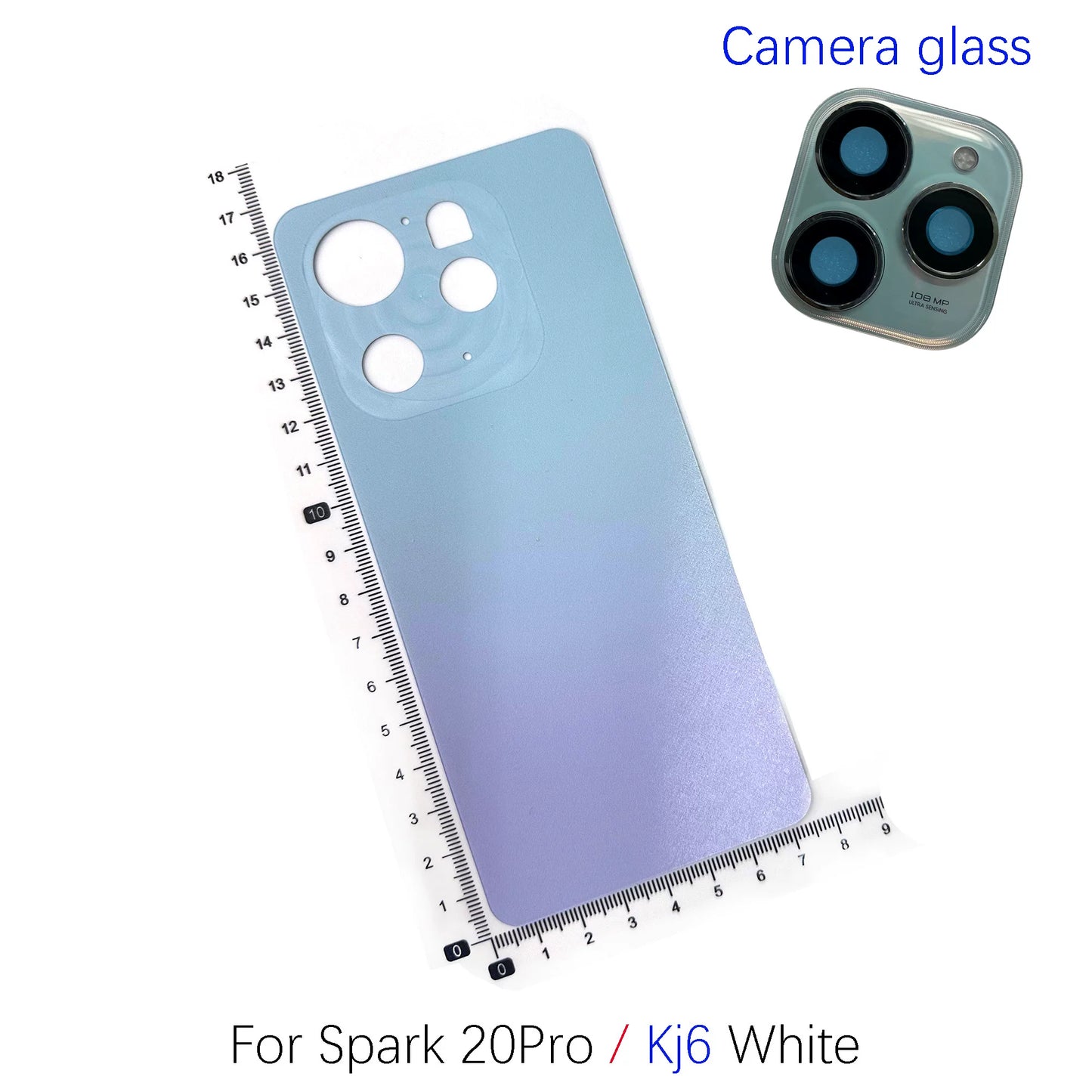 Battery back housing cover for Tecno Infinix Spark 20 KJ5 Kj6 Kj7 20Pro