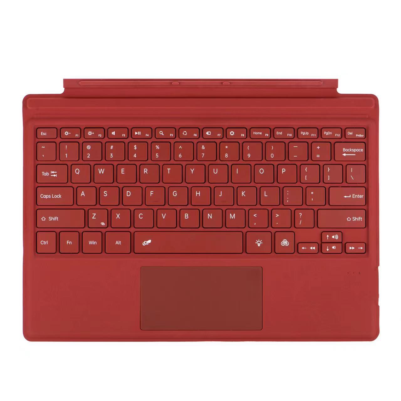 Suitable for surface pro3/4/5/6/7 +/8/9/10 Colorful backlight Microsoft magnetic wireless bluetooth keyboard protective Accessories