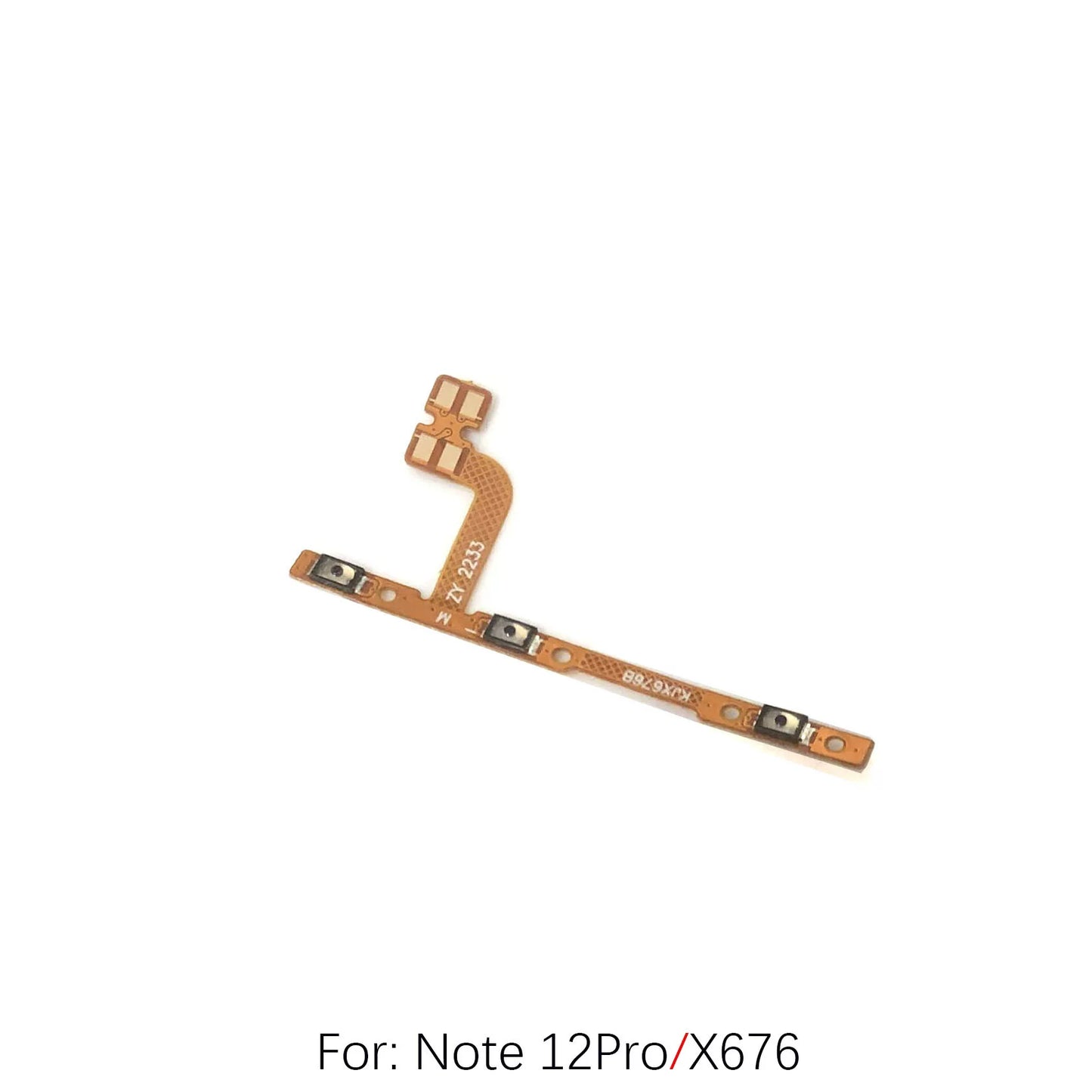 For Tecno Note7 Note8 Note10 Note12 Note30 Power cable Switch on of ribbon flex