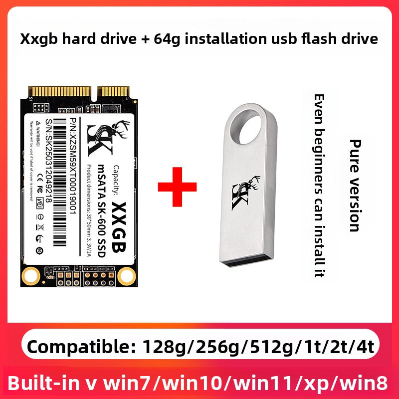 SSD SK 64G 128G 256G 512G 1T 2T msata SSD Notebook Computer Desktop PC 32GB 64GB 120GB 128GB SSD hard solid  drive disk