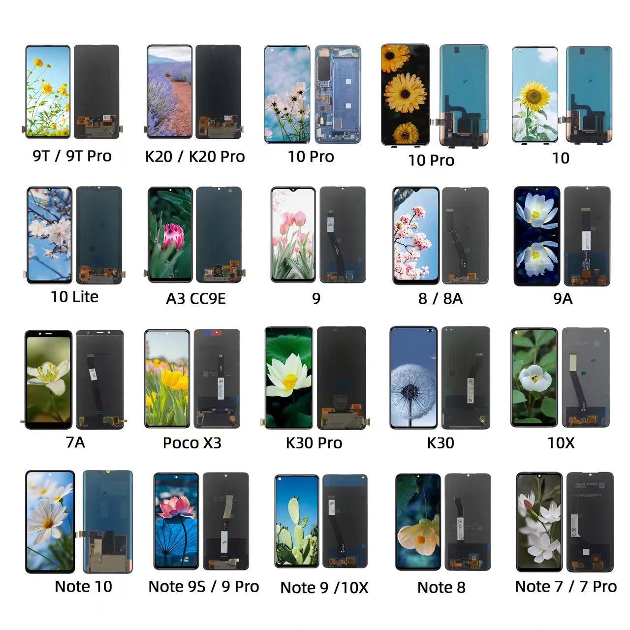 LCD touch screen assembly  for Redmi note10/11/12/13 pro plus redmi 7/8/9 LCD digitizer glass panel display
