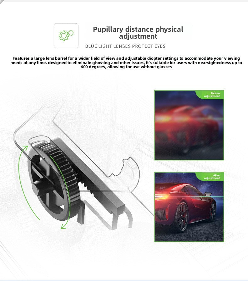 VR Thousand Magic VR Glasses G10 Virtual Reality Panoramic Large Screen Mobile Phone 3D Glasses