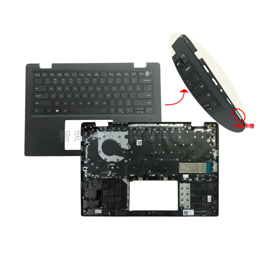 New Dell Latitude 3420 3430 C-Shell Keyboard Non-Backlit 1W2NK N1YGD