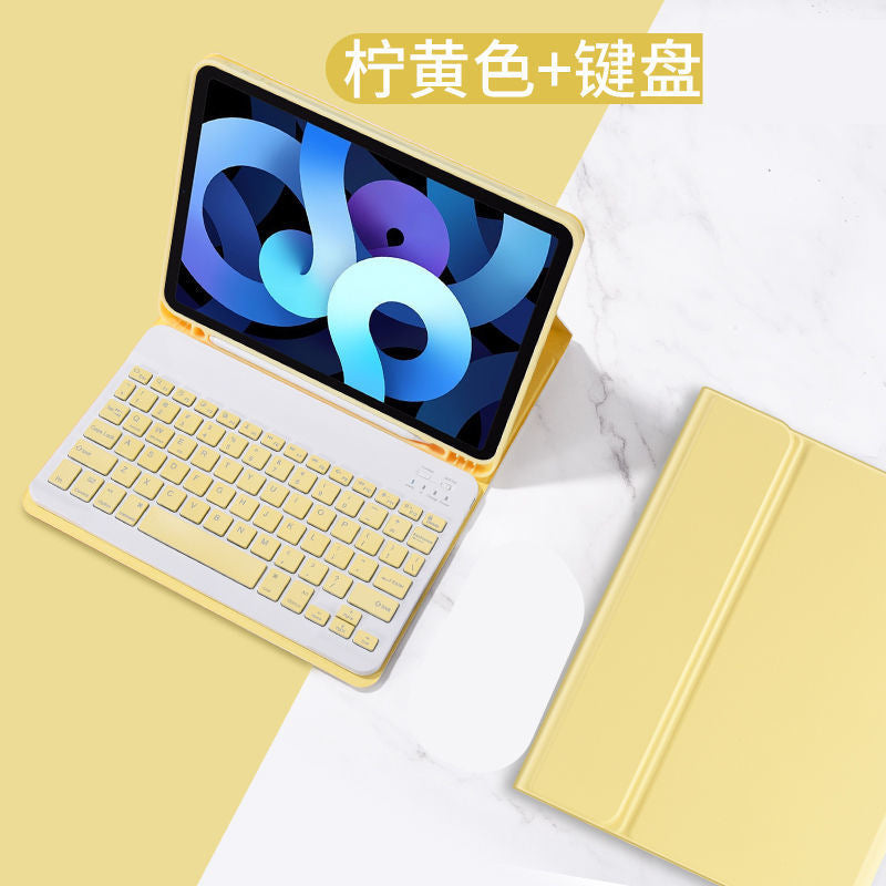 For Pro11 tablet iPad Bluetooth keyboard case Air4 5 10th generation 9 pen slot leather case 10.2 inch protective Accessories