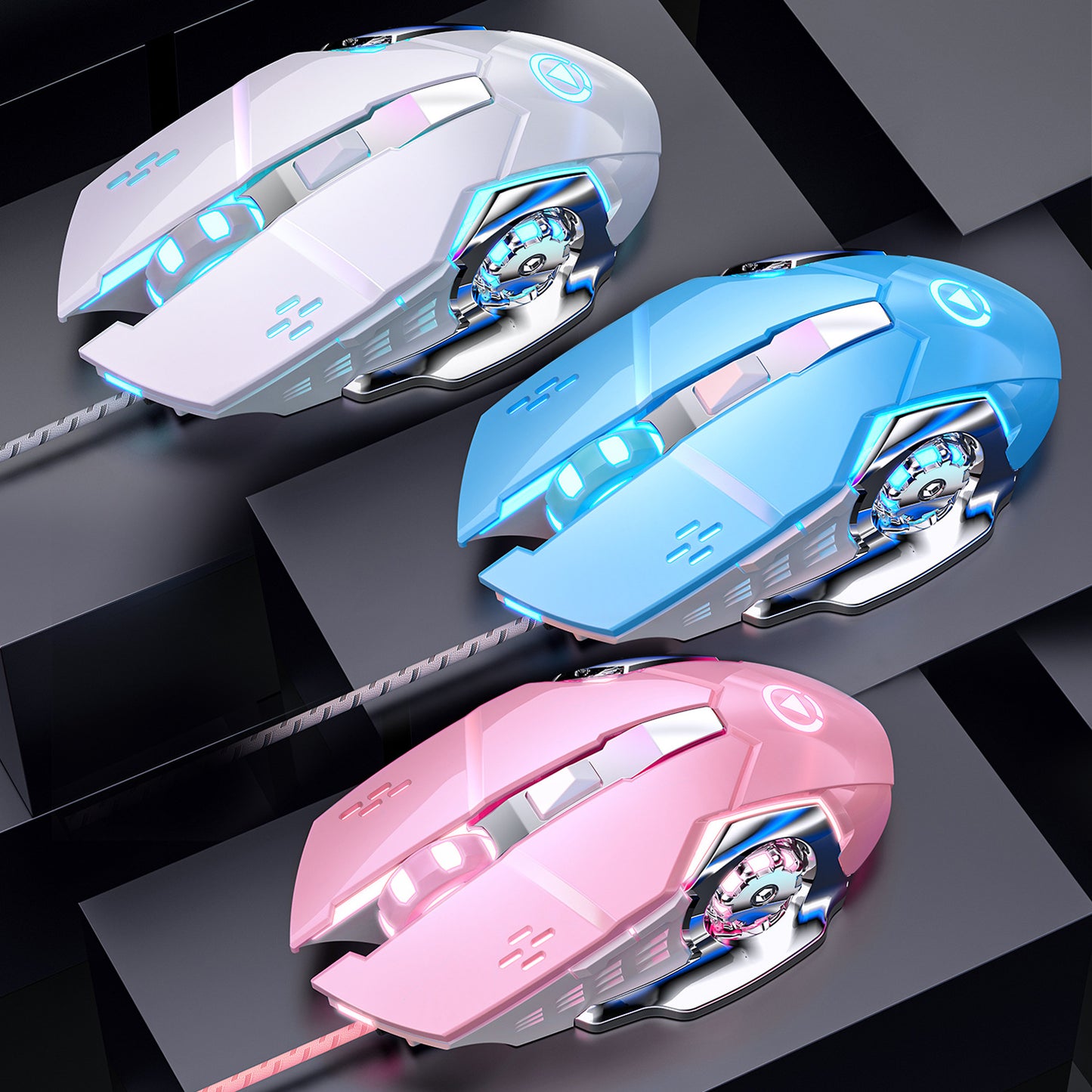 Silver Condor G15 mechanical game usb wired mouse silent luminous mouse computer accessories