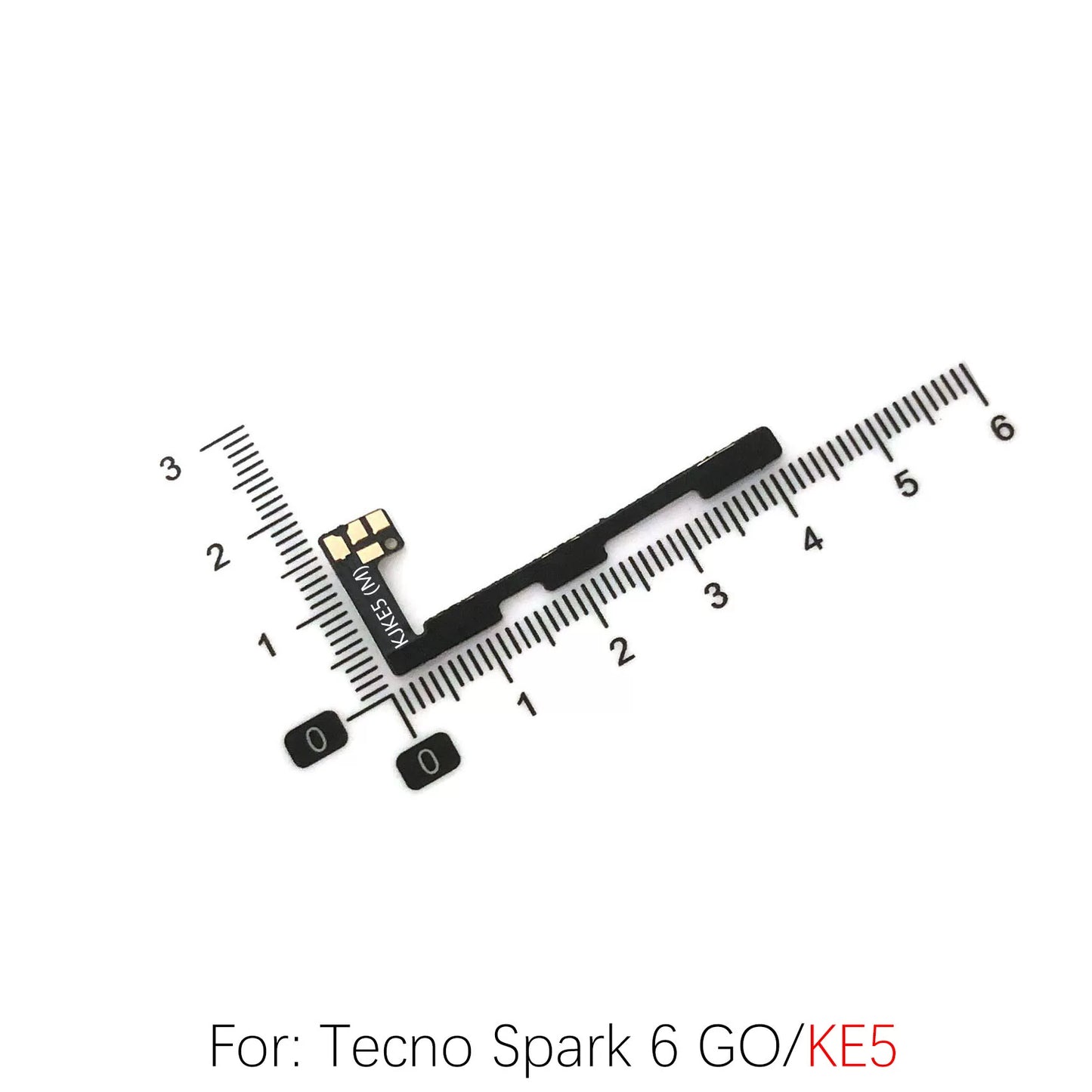 For Tecno Camon20 Spark7 10Pro Power cable Switch on of ribbon flex CK6n CK7n KE5 KF6 K17
