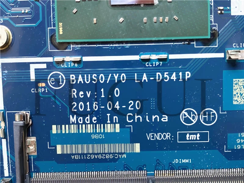 (Shipping fee not include)Lenovo/ lenovo motherboard system board 510-14AST LA-D541P A9-9410