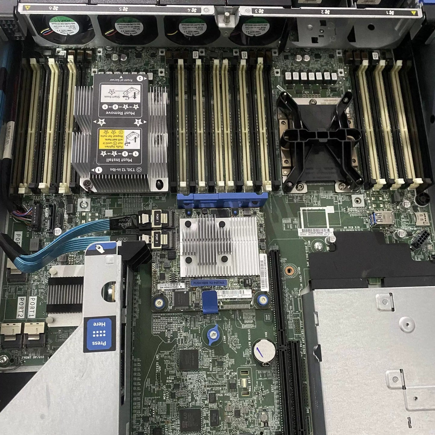 For HP  DL380G10 360GEN10 motherboard P11782-001 809455-002 ILO and F10 in good condition