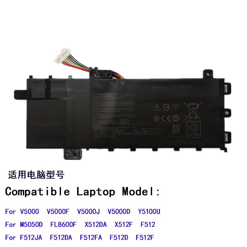 (Shipping fee not include) for ASUS  V5000F/D/J Y5100U FL8600F X512F/DA repalcement battery C21N1818-1