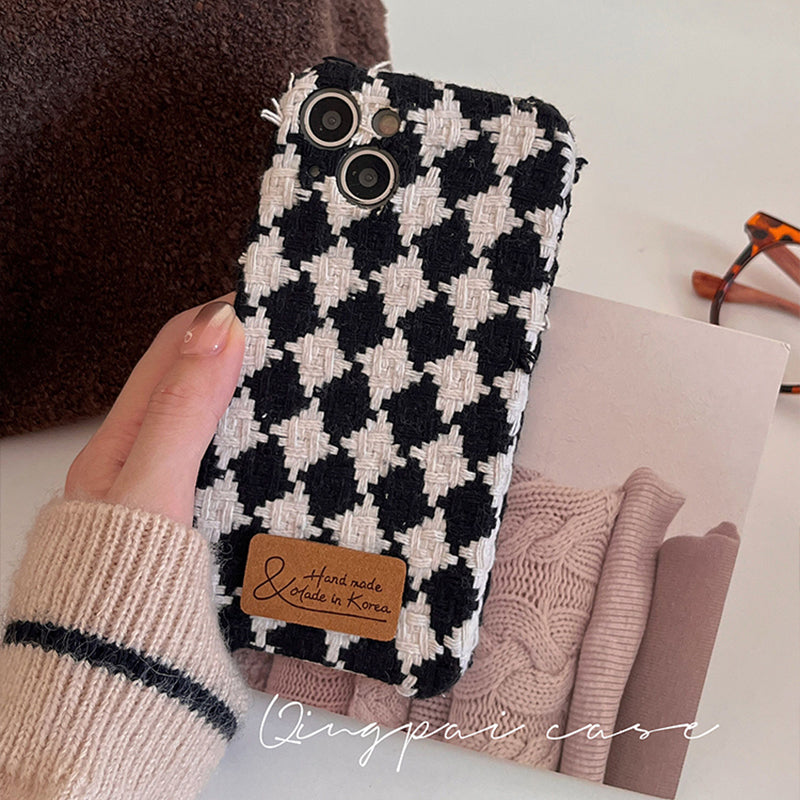 Accessories woolen brown for iPhone15 mobile phone case Apple 14 new 13 women's 12 Internet celebrities 11 trend 14promax