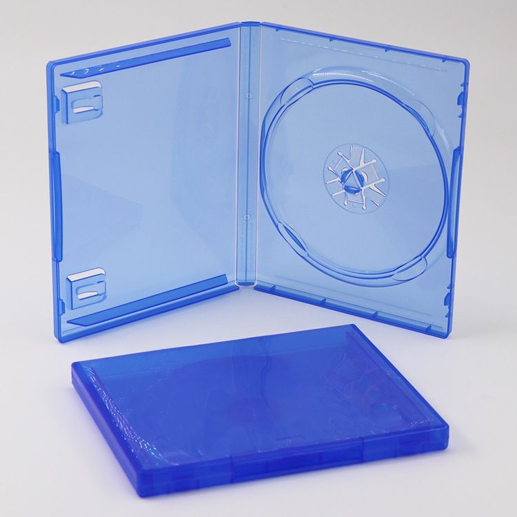 For PS5 DVD Game Disc Case PS5 CD Blue Storage Box Game Disc Plastic Box Disc CD Case