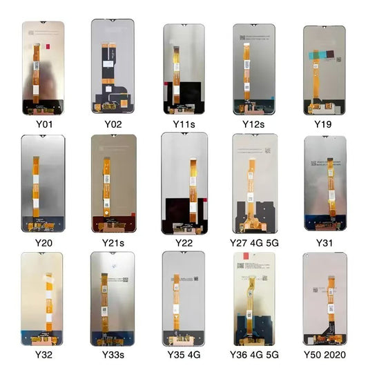 LCD touch screen assembly for Vivo Y03 Y28 Y11 Y20 Y21 Y22S Y02S Y38 Y33S Y31 digitizer glass panel display