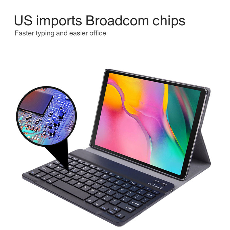 Suitable for Samsung tablet a7lite leather case T220 backlit bluetooth keyboard P200 protective case 8 inch T290 T295protective Accessories