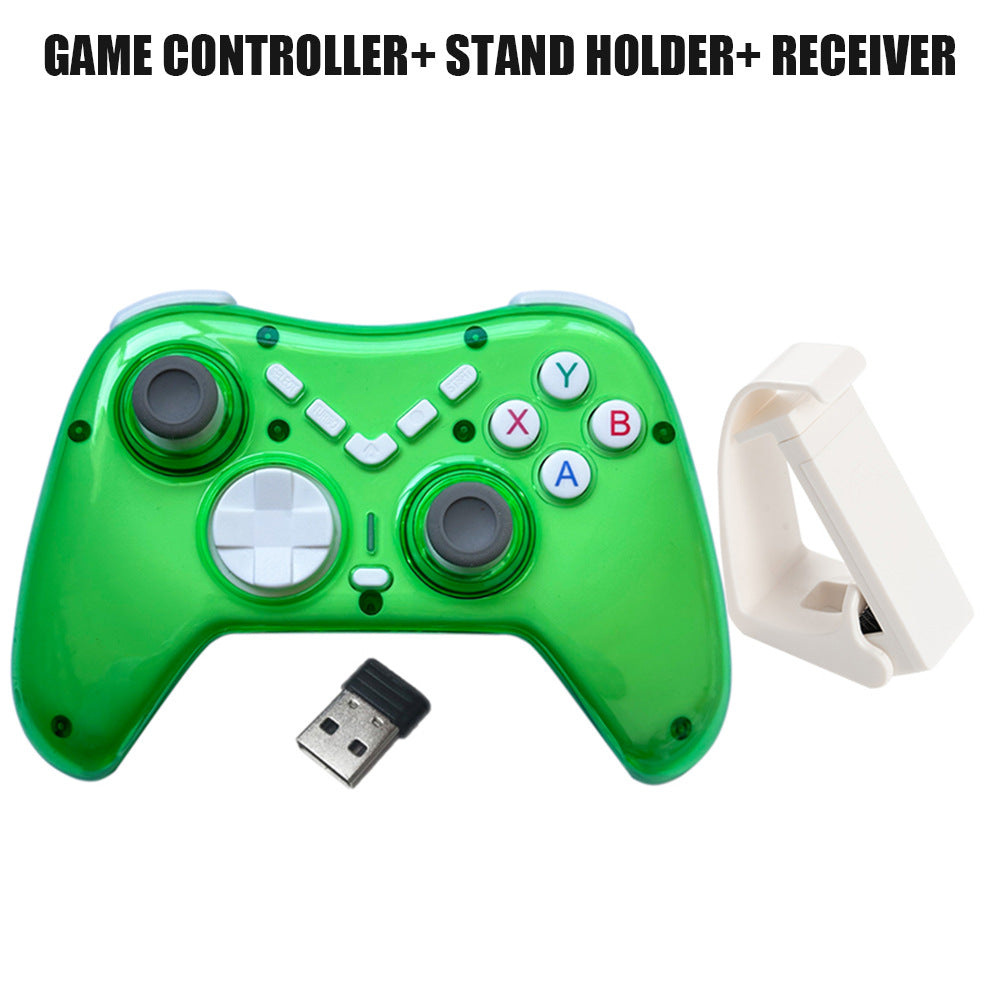 X6 Wireless Gamepad Switch PC Android 2.4G/Bluetooth 2-in-1 Wireless Gamepad with Stand