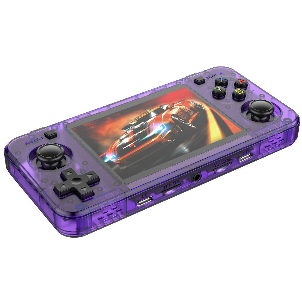 3.5" inch R36H IPS HD Linux Dual joystick Dual TF 3000mAh rechargable gamepad Ultra-Thin games Handheld Game Player console