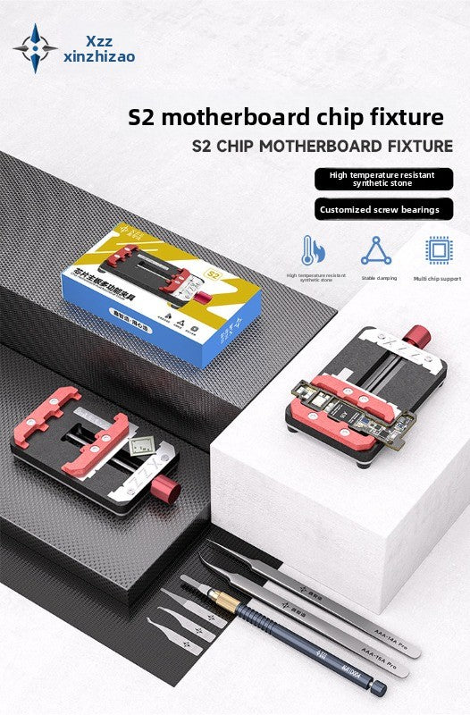 S3 new type, multi-functional maintenance fixture, glue removal, three card slot design, suitable for various types of main board chips repair tool