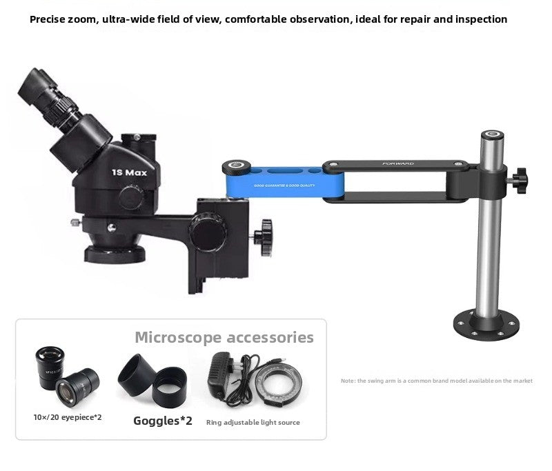 Darth Vader 1SMAX large base 7-45 times trinocular microscope Laptop repair tools