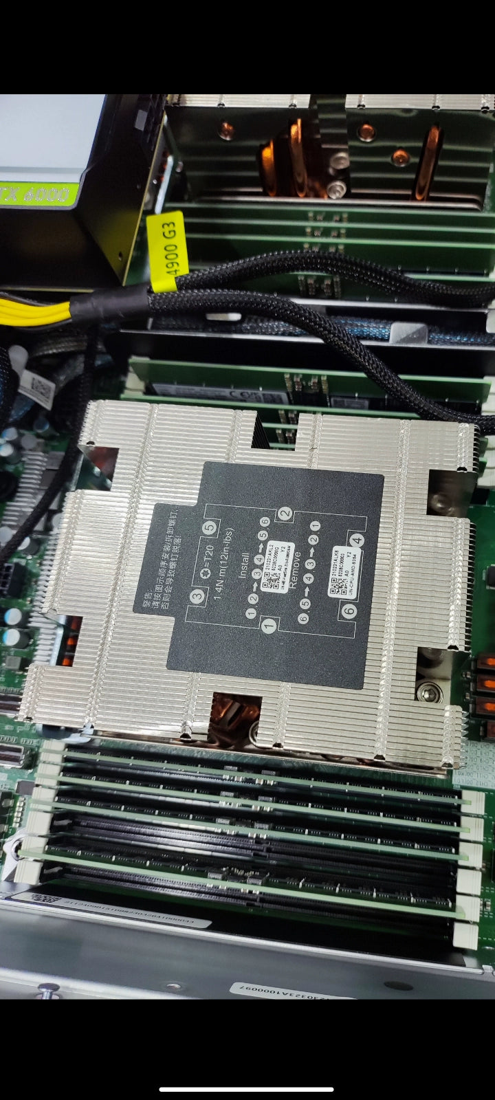 Servicer H3C UniServer R4950 G6 Rack Server Heatsink, Heat Sink Spot