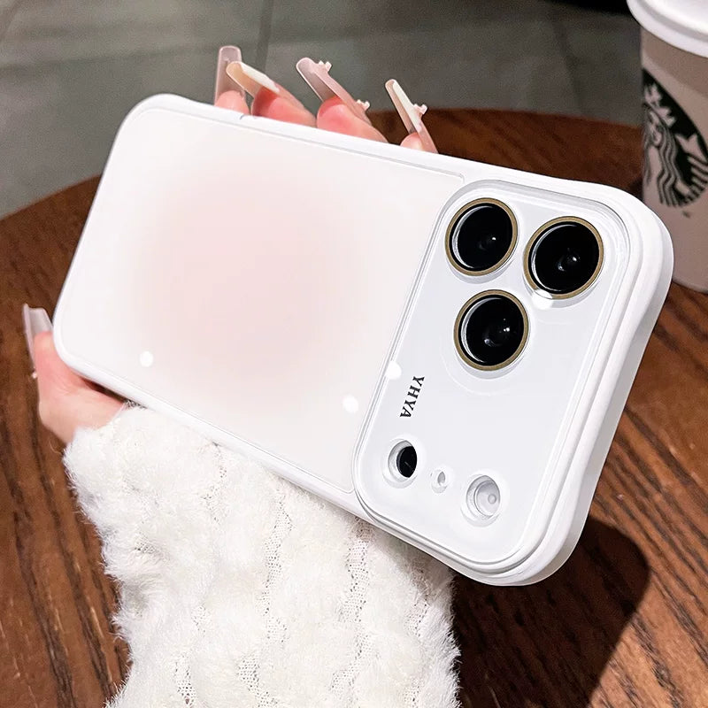 Gradual change airbag for iPhone 17promax mobile phone case New iPhone16 ice smudging large airbag four corners protective case 15pro with lens film all-inclusive case Phone accessories