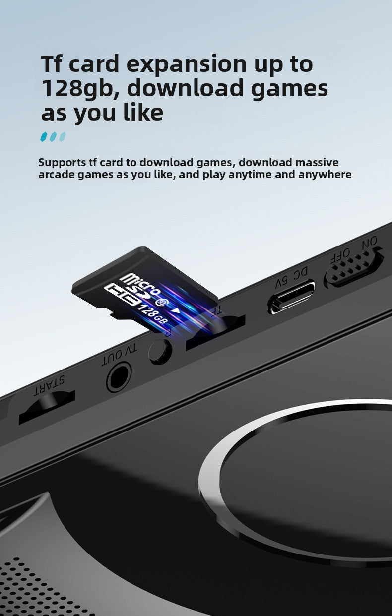 4.5" inch X6 IPS HD psp 1200mAh Type C rechargable 2.4G Support wireless gamepad games Handheld Game Player console GBA  NES