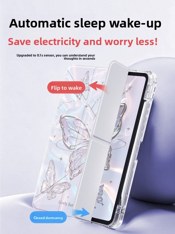 For Huawei matepad11.5 protective case 2026 new pro12.2 tablet case 115s with pen slot air12 all-inclusive For glory x10/9 anti-drop se10.4 star butterfly dance 2023 Tablet Accessories