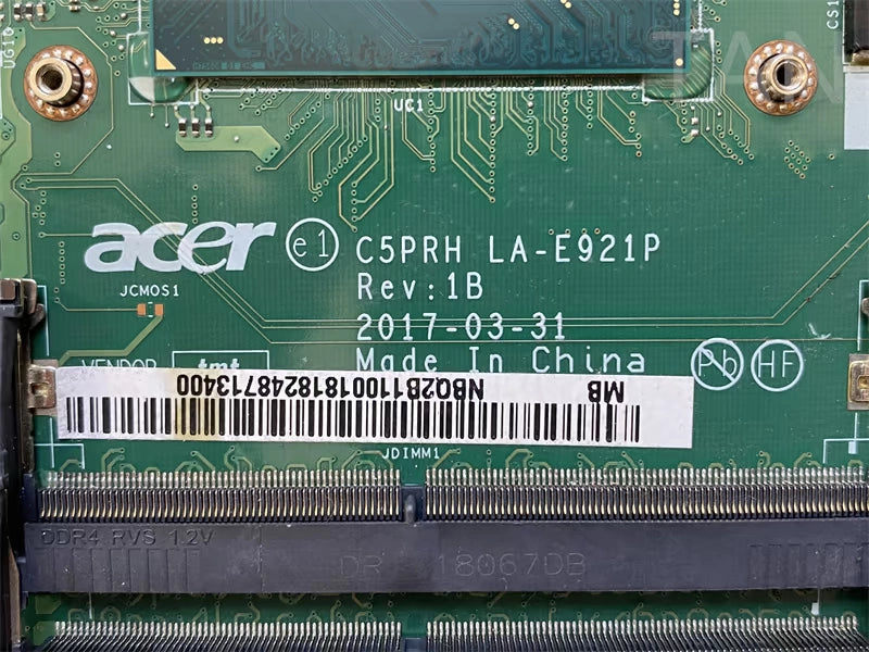 (Shipping fee not include)  motherboard system board  Acer/宏碁 300 G3-571 LA-E921P i7-7700HQ 1060 6GB