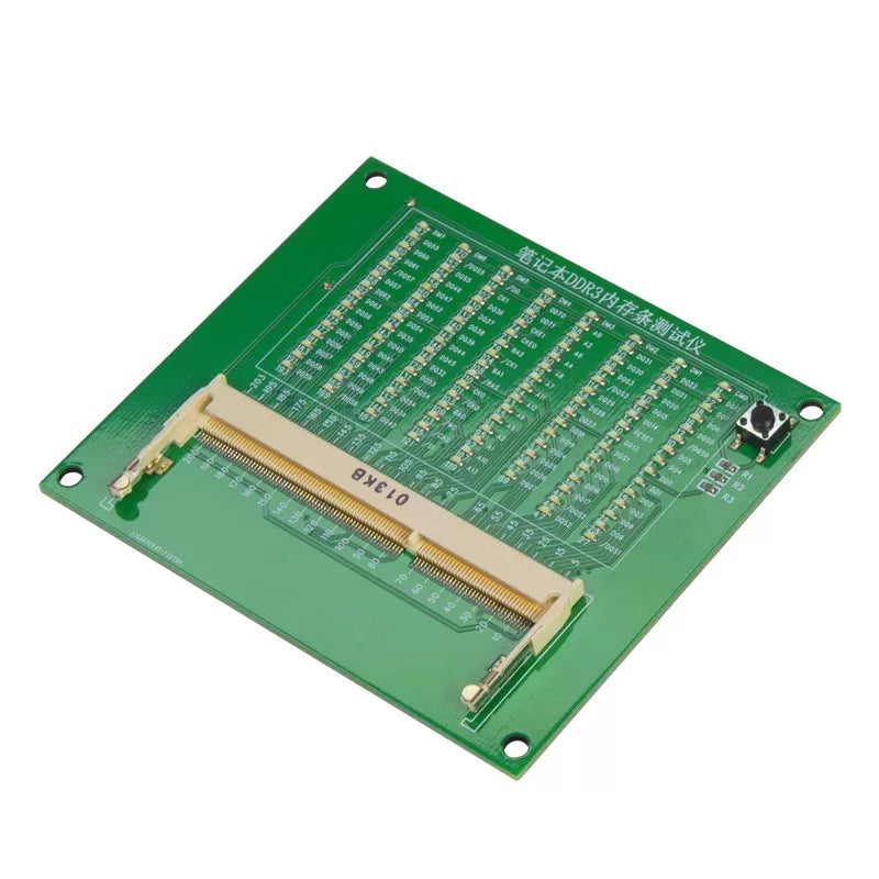 DDR3/DDR4/DDR5 memory stick repair and inspection tool notebook with light tester memory stick diagnostic card laptop repair tools