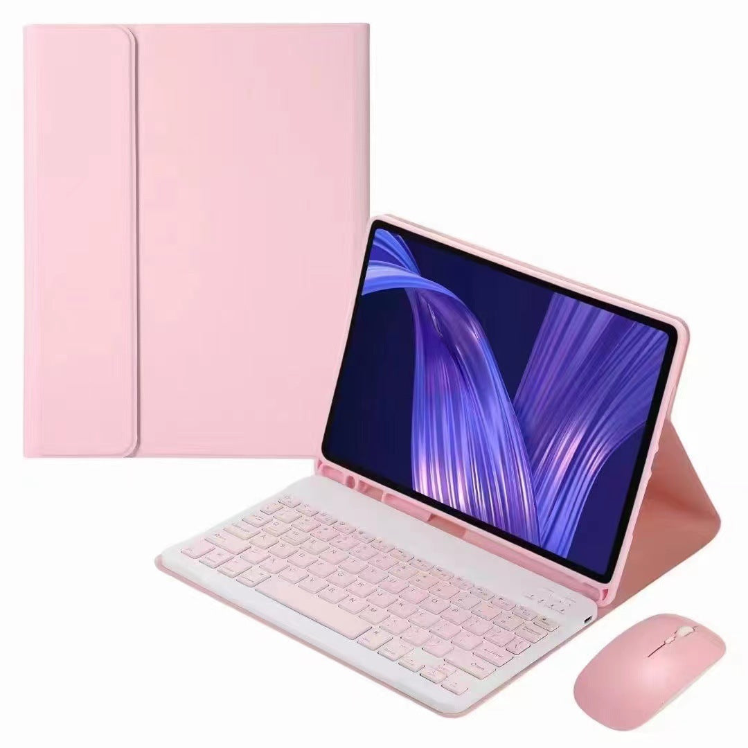 iPad 10.2 pen slot bluetooth keyboard pro9.7 inch protective case 10.9 split pro11 light and thin keyboard leather case protective Accessories