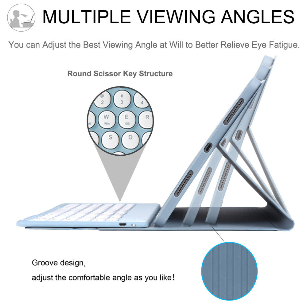 For Amazon Tablet HD10Plus Bluetooth Keyboard Fire2021 Case 10.1 Touch Keyboard and Mouse Set protective Accessories