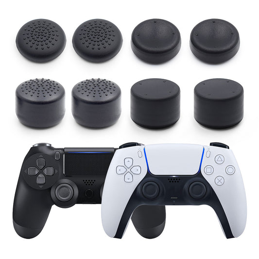 PS4/PS5 handle rocker cap gamepad rocker button cap 8-piece set PS5 silicone protective cap high and low cap