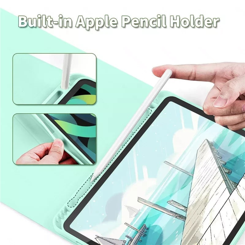 For iPad 10th generation tablet Pro11 Bluetooth keyboard case Air4 5 leather case 10.2 Mini 6 mouse protective Accessories