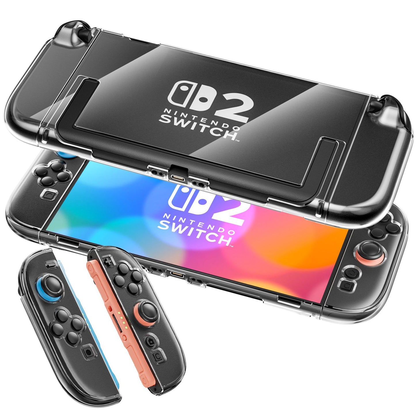 Suitable for Nintendo switch2 generation protective case ns2 transparent crystal box NS2 game console split all-inclusive case