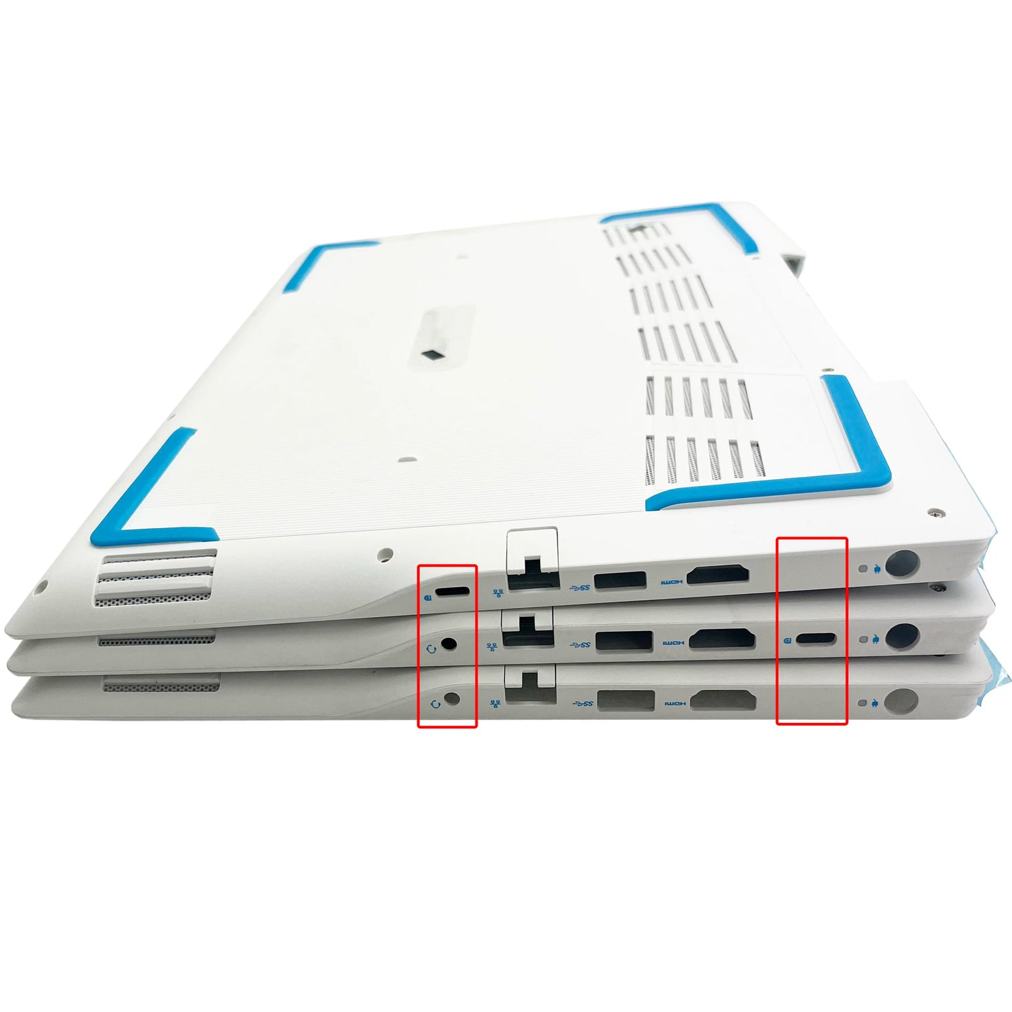 Cover case for For DELL G3 3590 3500 P89F A Shell BCD Shell, White, Shell 03HKFN Reinforced EditionA B C D lcd back housing bezel frame palmrest top case cover touchpad
