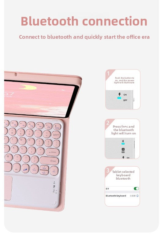 Lenovo M11 TB-330XU/330FU TB-331FC J606F Xiaoxin ideapad Pad11 2024 Bluetooth Keyboard Case P11 Pro Touch Keyboard Leather Case Protective Accessories