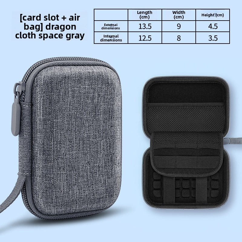 OLYSON CCD Camera Bag Small Camera Case Card Storage Box Digital Camera for Sony Canon ixus Fuji Nikon Samsung Panasonic Hard Case Drop-proof Waterproof Portable Bag Digital camera accessories
