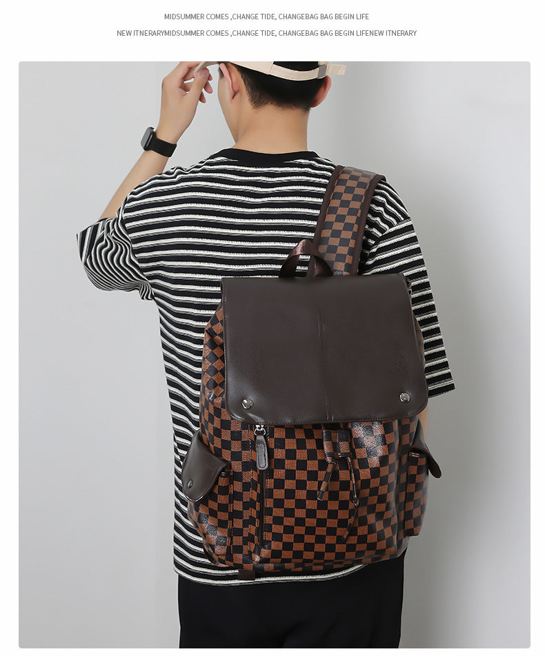 laptop bag Backpack men's backpack retro travel bag Luxury fashion  all-in-one large capacity original computer bag 电脑包