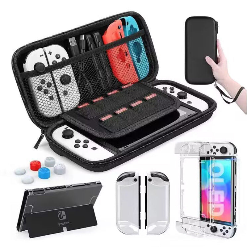 Suitable for Nintendo switch storage bag set switch OLED seat charger steering wheel game merchandise