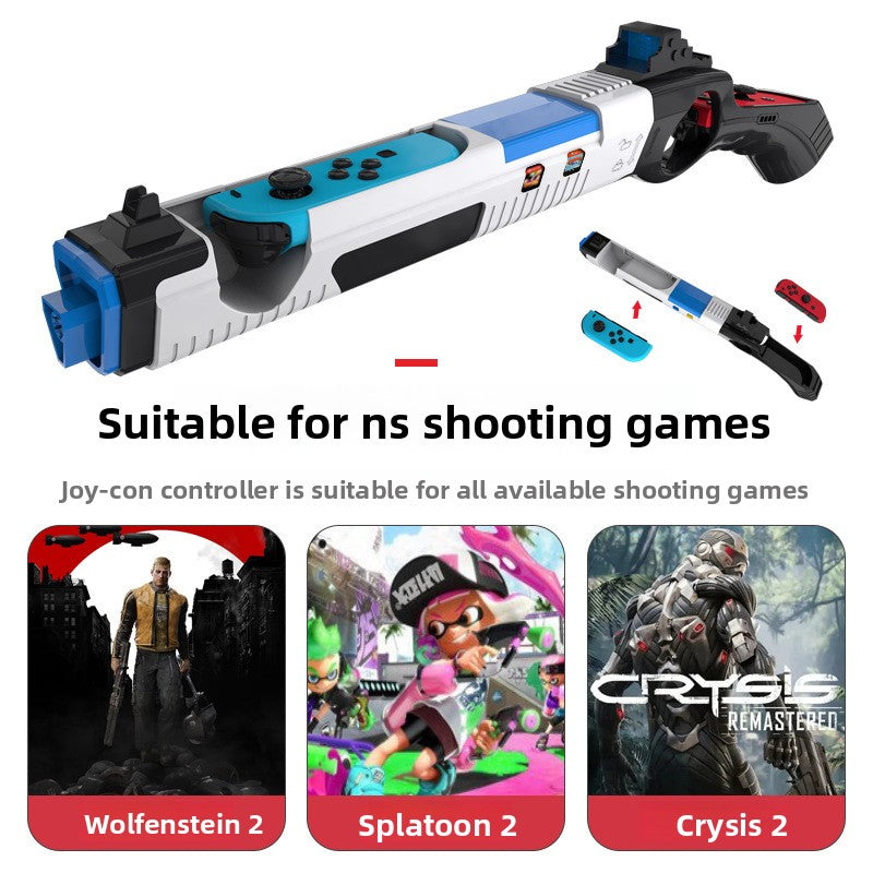 Switch somatosensory gun NS removable with 4 card slots switch game increase somatosensory shooting game gun