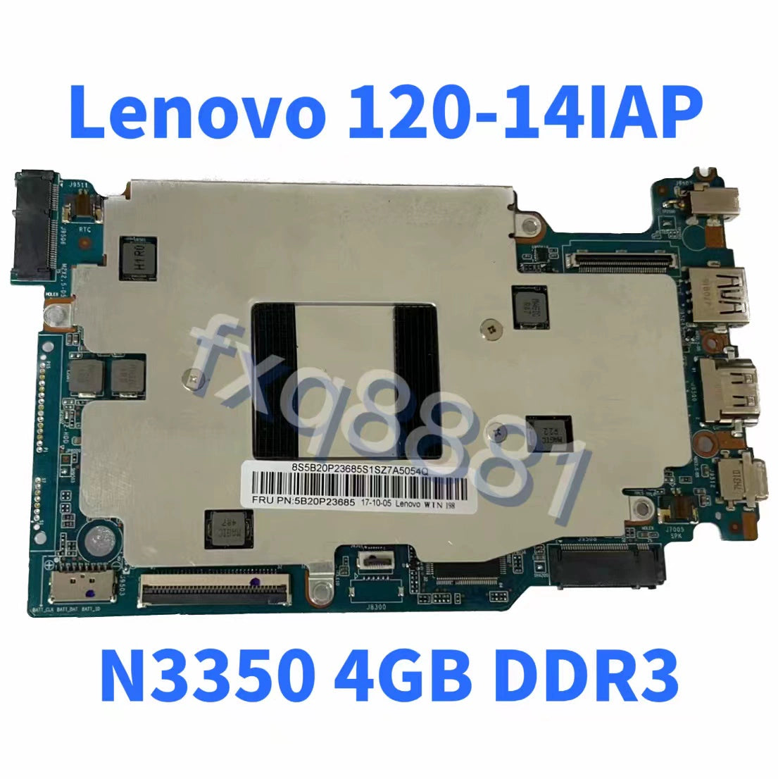 (Shipping fee not include)适用于Lenovo/联想 IdeaPad 主板 120-14IAP N3350 4G 5B20P23685