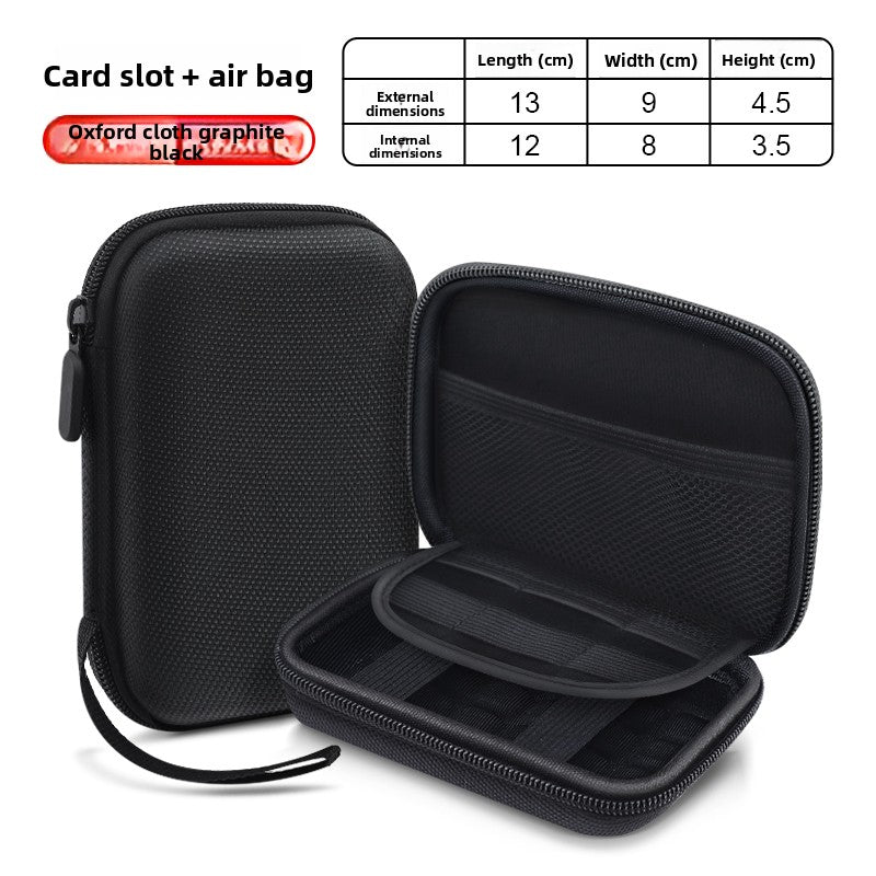 CCD camera bag, card machine storage bag, suitable for Canon, Sony, Fuji, Nikon, camera case, hard case, retro card machine storage box, small digital camera storage bag, shockproof, compressive and anti-drop warehouse Digital camera accessories