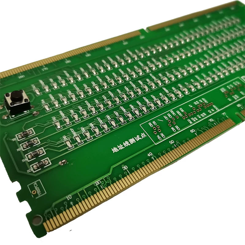 Desktop DDR4 Lamp Tester Computer Memory Slot Interface Test Card Main board Repair Inspection tools Repair tools