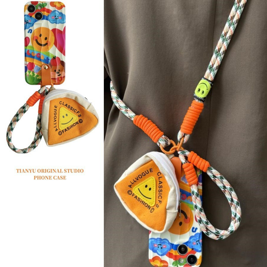 Accessories change bag pendant is suitable for iphone15 mobile phone case Apple 15promax with lanyard 14pro strap.