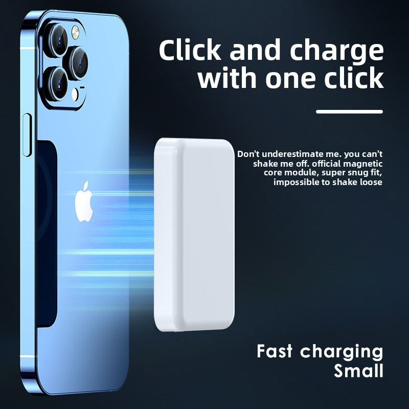 Magnetic wireless power bank 10000 mAh ultra-thin portable mobile power supply