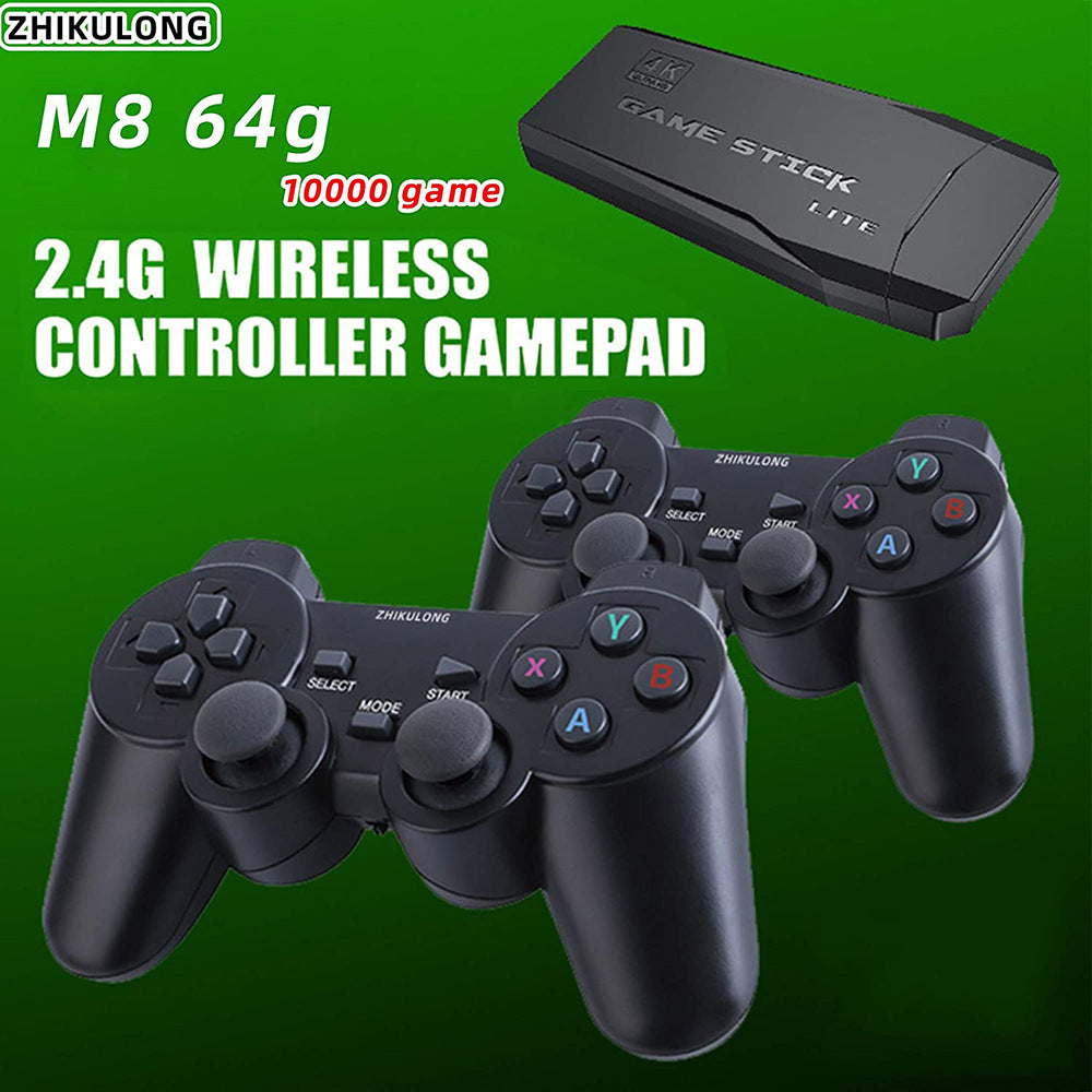Factory spot M8 gamepad 2.4G wireless handle doubles family TV game console wireless handle pair
