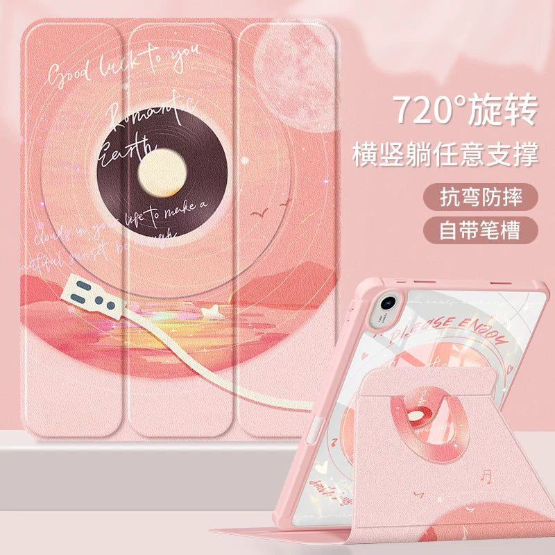For Huawei matepadair protective case matepad11 flat case 2023 new matepadpro10.8 anti-bend 11.5 inch se acrylic 10.4 all-inclusive anti-drop Tablet Accessories