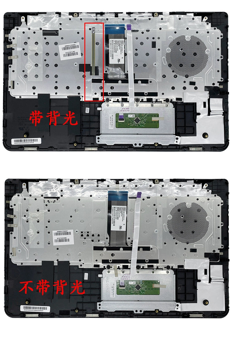 (Shipping fee not include)适用于HP惠普 Pavilion 15-BK C壳键盘 美英德拉丁语言 笔记本外壳