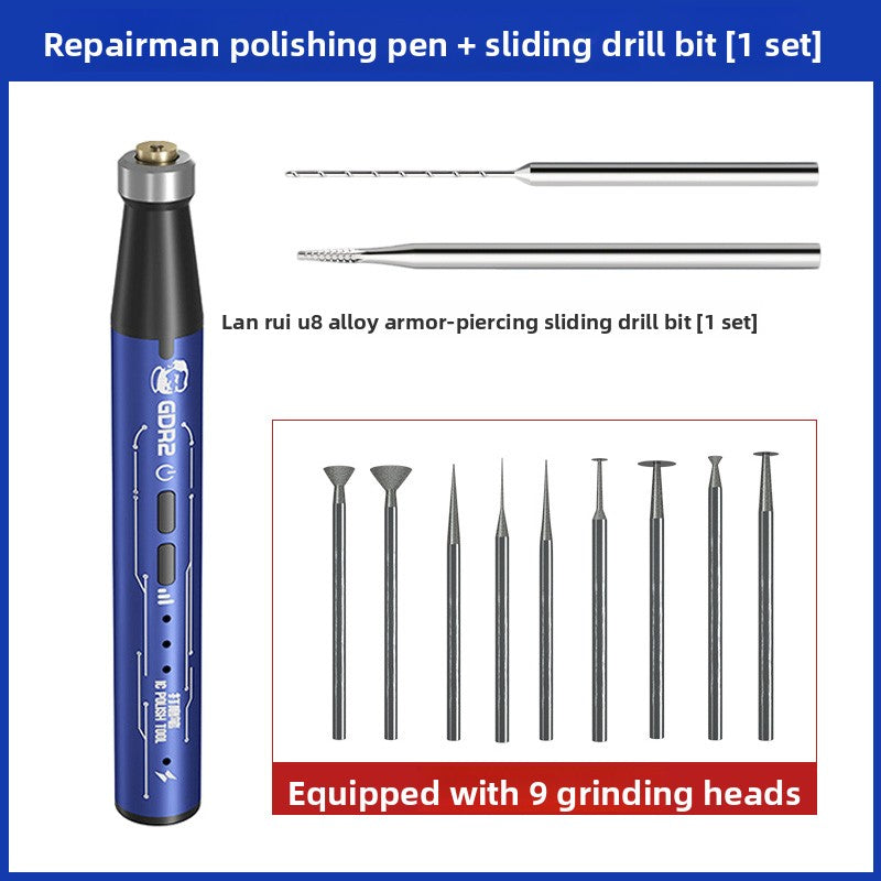 Lanrui U8 drill bit, sliding tooth screw out, broken wire at the tail of the mobile phone, alloy armor breaking, sliding tooth drill bit remover
